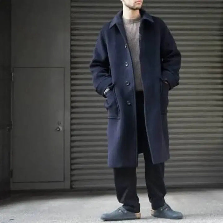 [BUNJANG] Graphpaper Melton Wool Coat (Size 2) / 그라프페이퍼 멜튼 울 코트 2사이즈