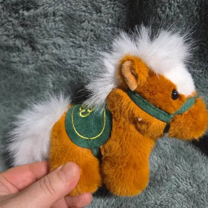 [BUNJANG] Brown Horse Plush Keyring / 말 인형 키링