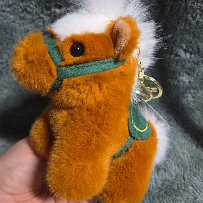 [BUNJANG] Brown Horse Plush Keyring / 말 인형 키링