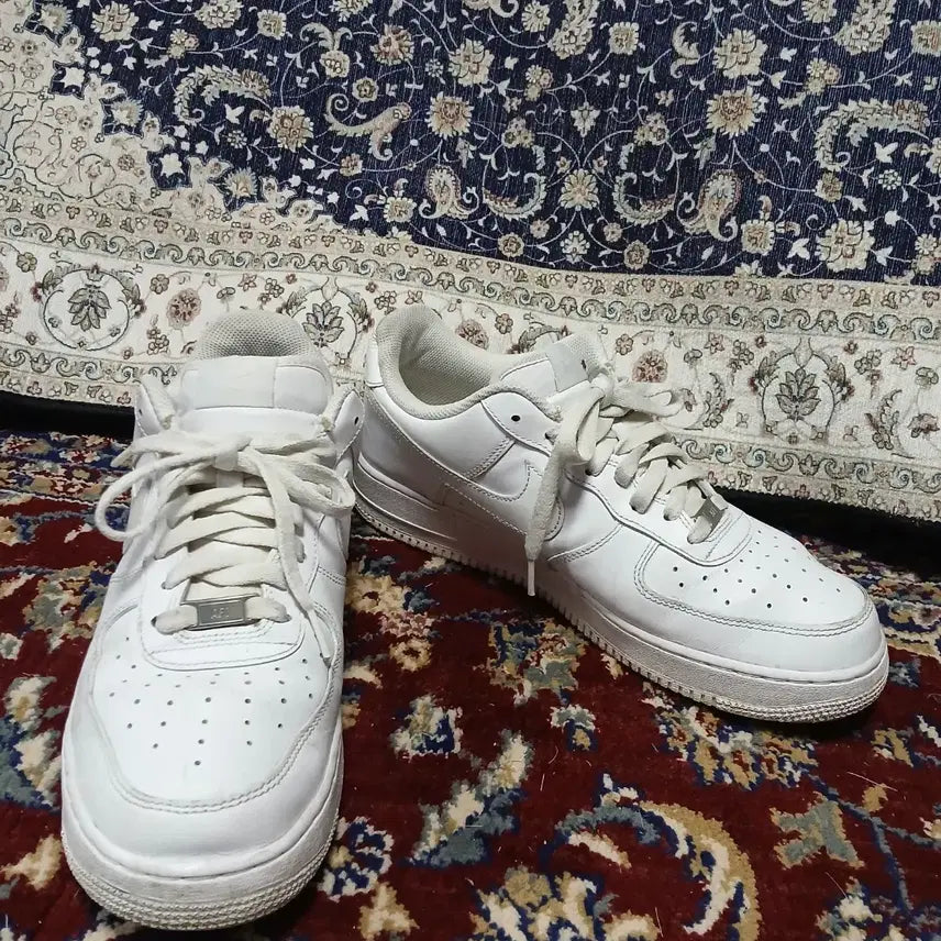 [BUNJANG] Nike Air Force 1 White Sneakers / (295) 나이키 에어포스1 화이트 올흰