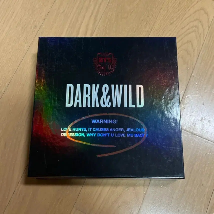방탄소년단 DARK&WILD 앨범 + V 포토카드