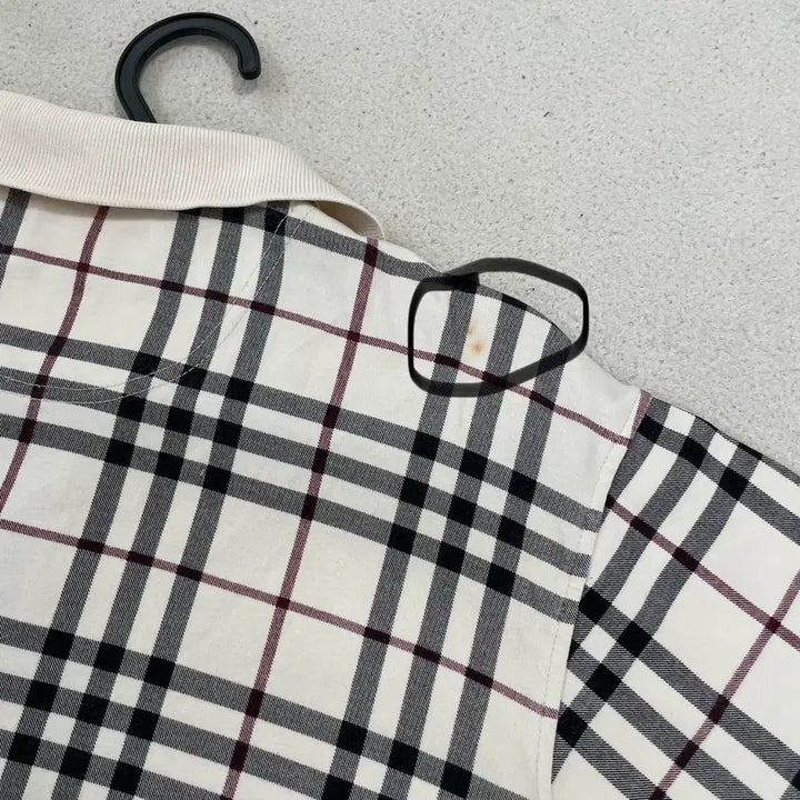 [BUNJANG] Burberry Nova Check Polo Shirt / L 버버리 여성 노바체크 반팔 카라티 B.4707