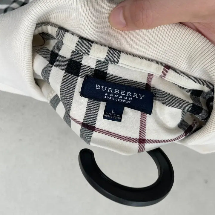 [BUNJANG] Burberry Nova Check Polo Shirt / L 버버리 여성 노바체크 반팔 카라티 B.4707
