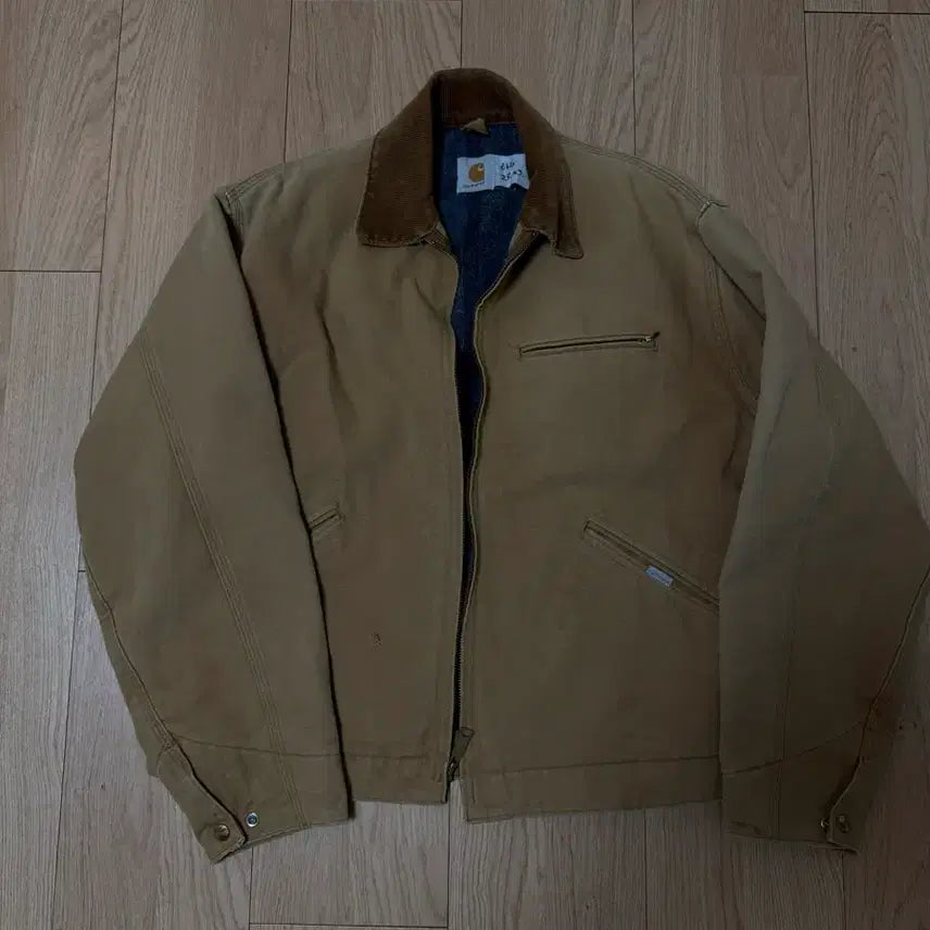 [BUNJANG] Carhartt Detroit Jacket Brown Corduroy Collar / [L] 칼하트 디트로이트 재킷 브라운