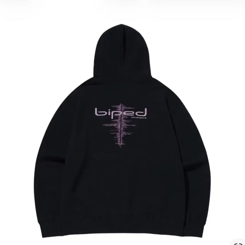 [BUNJANG] Sansan Gear Biped Navy Hoodie / 산산기어 biped 네이비 후드티