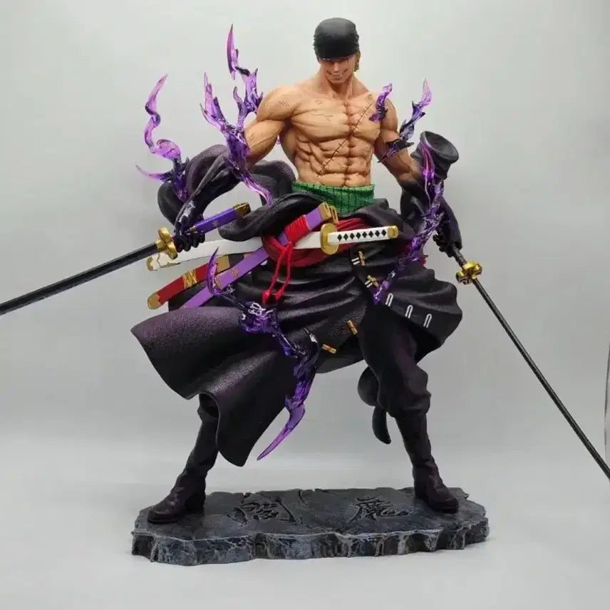 [BUNJANG] TH Zoro Black Premium Version One Piece Resin Figure / TH 조로 블랙 고급버전  원피스 레진 피규어[개봉양품]