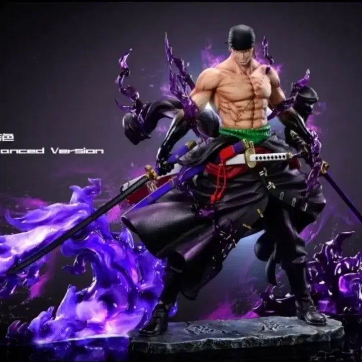 [BUNJANG] TH Zoro Black Premium Version One Piece Resin Figure / TH 조로 블랙 고급버전  원피스 레진 피규어[개봉양품]