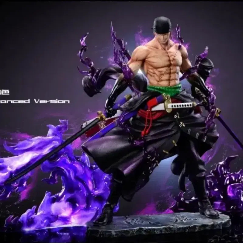 [BUNJANG] TH Zoro Black Premium Version One Piece Resin Figure / TH 조로 블랙 고급버전  원피스 레진 피규어[개봉양품]