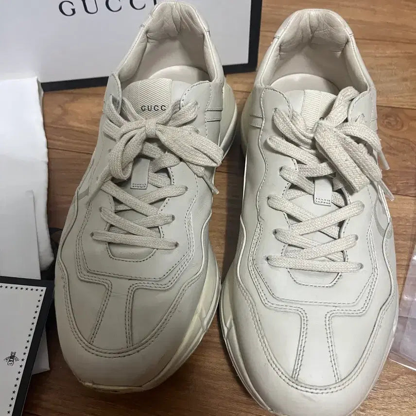 [BUNJANG] Gucci Rhyton Logo Sneakers / 구찌 라이톤 띠로고 8
