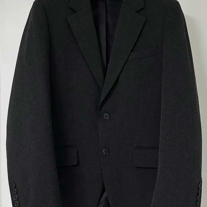 [BUNJANG] Musinsa Standard Relaxed Basic Blazer Charcoal Gray / 무신사 스탠다드 릴렉스드 베이식 블레이저 M 차콜 그레이 진회색