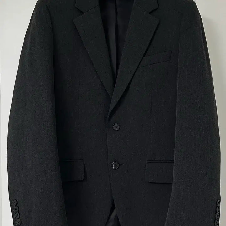 [BUNJANG] Musinsa Standard Relaxed Basic Blazer Charcoal Gray / 무신사 스탠다드 릴렉스드 베이식 블레이저 M 차콜 그레이 진회색