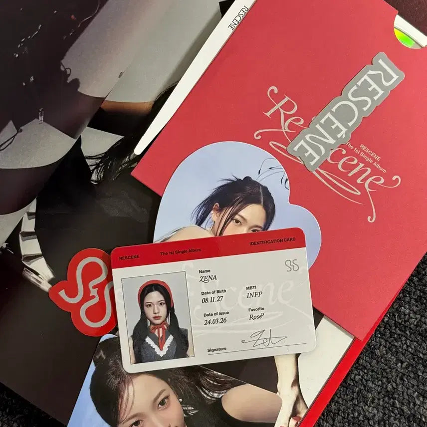 RESCENE 1st Single Album VERSION.2 싸인 앨범