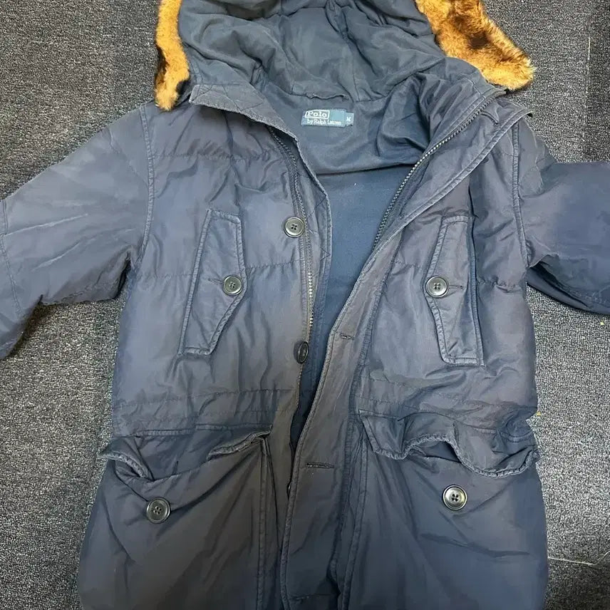 [BUNJANG] Vintage Parka Padded Jacket / 폴로 빈티지 야상 패딩