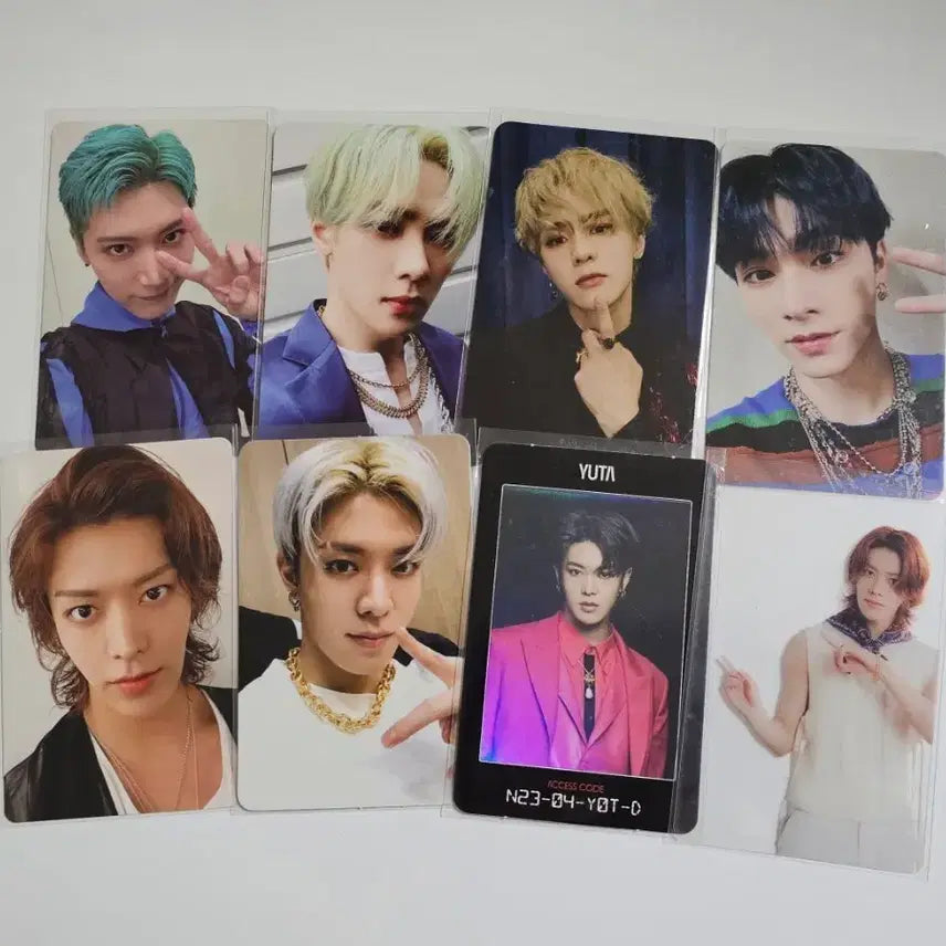 엔시티 유타 웨이션브이 텐 쿤 샤오쥔 포카 8장