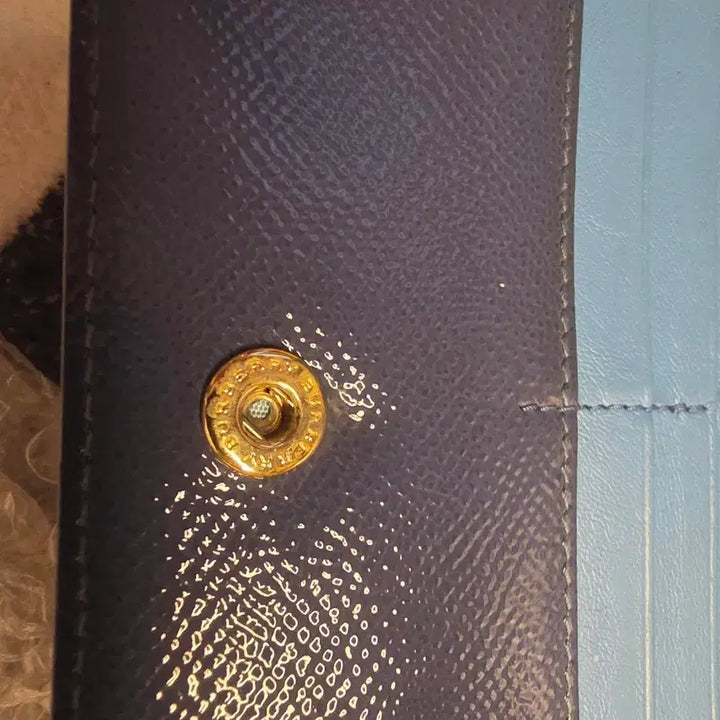 [BUNJANG] Burberry Blue Zipped Card Wallet Full Set / 정품) 버버리 블루 지퍼 카드지갑 풀세트