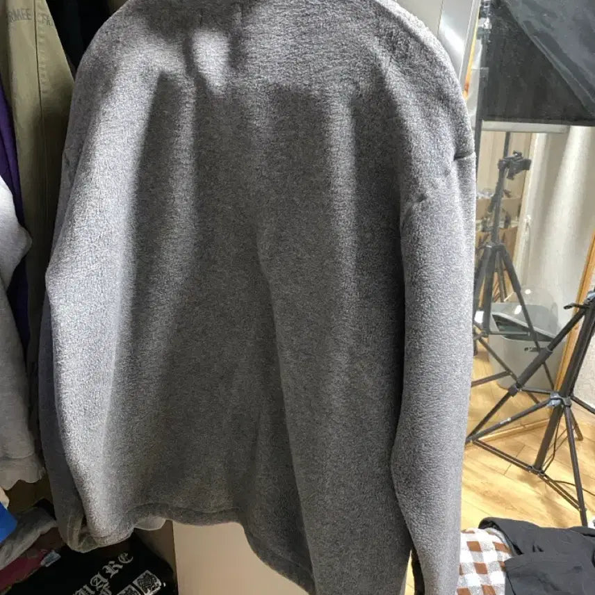 [BUNJANG] Musinsa Standard Hoodie Gray L / 무신사스탠다드 후드집업 멜란지그레이 L
