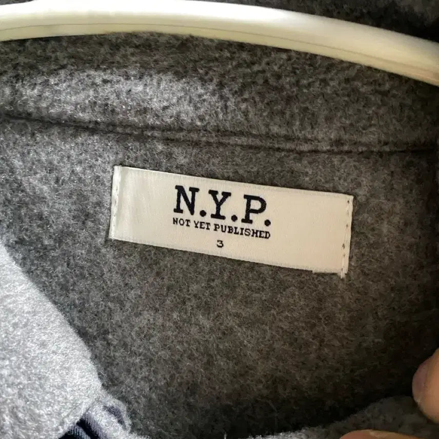[BUNJANG] NYP Fleece Harrington Jacket - Gray / NYP 플리스 해링턴 자켓 3 그레이