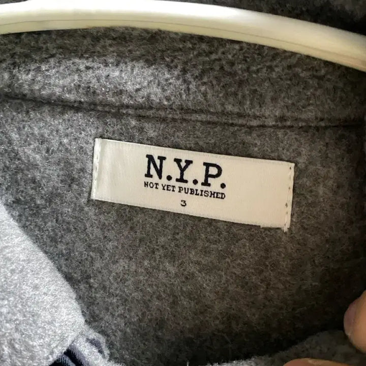 [BUNJANG] NYP Fleece Harrington Jacket - Gray / NYP 플리스 해링턴 자켓 3 그레이