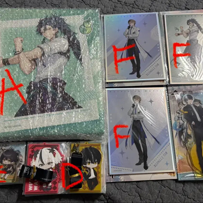 [BUNJANG] Ming-Cho Kuji Goods Bundle Set / 명조 쿠지 굿즈 (A/C/D/E/F상) 일괄