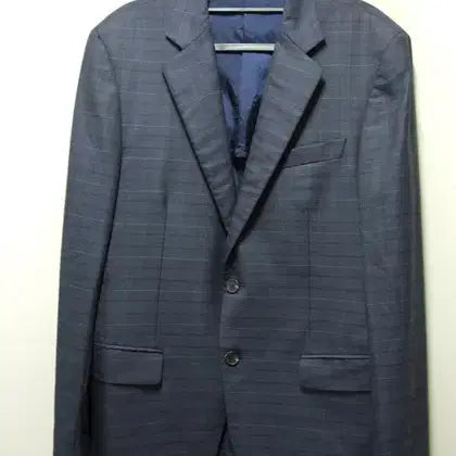 [BUNJANG] Time Homme Silk Blend Check Blazer / 타임옴므 TIME 모실크 체크 마이자켓 춘추용 택50