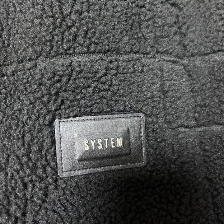 [BUNJANG] System Homme Layered M-65 Black Jacket / 시스템옴므 퍼 무스탕 레이어 마원 블랙