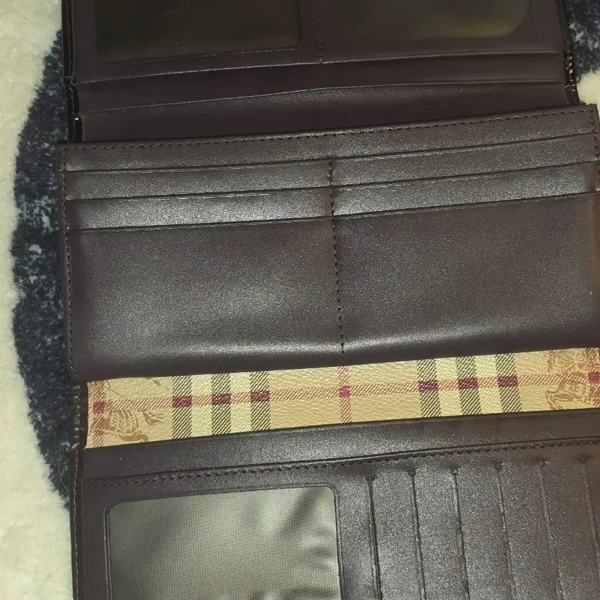 [BUNJANG] Burberry Check Long Wallet Full Set / 정품) 버버리 체크 장지갑 풀세트