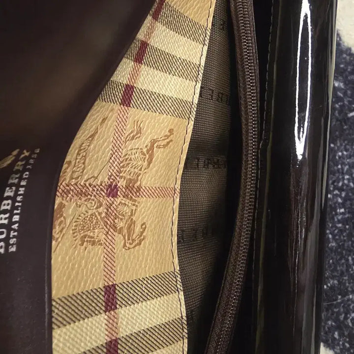 [BUNJANG] Burberry Check Long Wallet Full Set / 정품) 버버리 체크 장지갑 풀세트