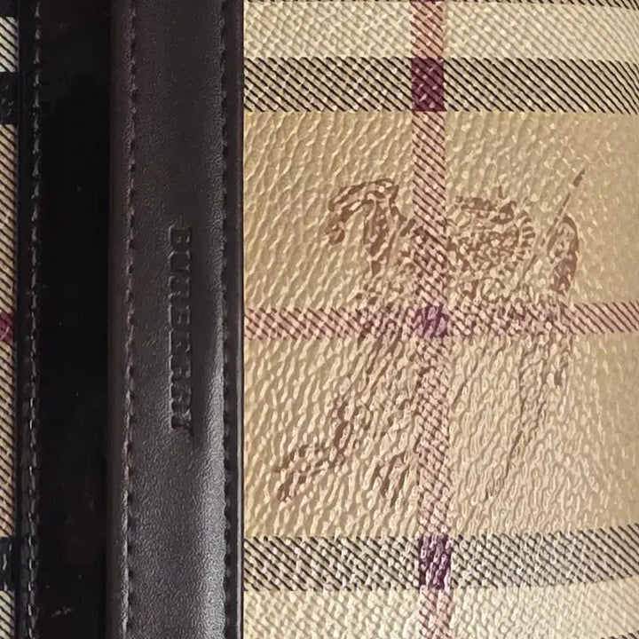 [BUNJANG] Burberry Check Long Wallet Full Set / 정품) 버버리 체크 장지갑 풀세트