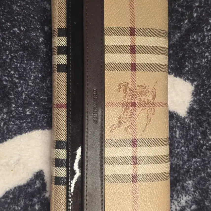 [BUNJANG] Burberry Check Long Wallet Full Set / 정품) 버버리 체크 장지갑 풀세트