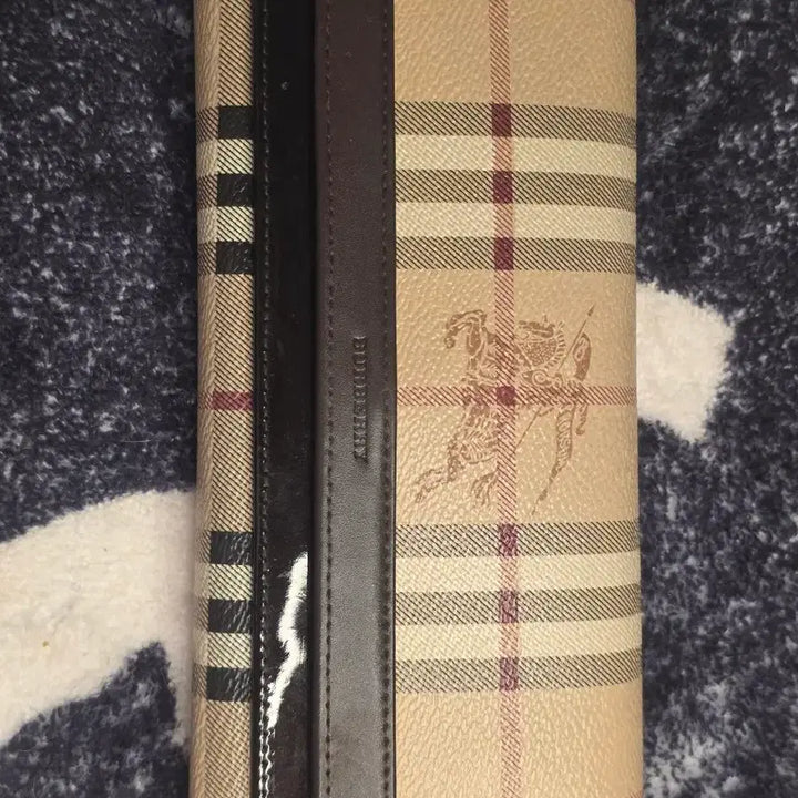[BUNJANG] Burberry Check Long Wallet Full Set / 정품) 버버리 체크 장지갑 풀세트