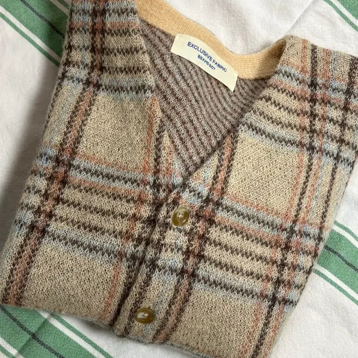 [BUNJANG] Beams Boy Fabric Cardigan / Beamsboy 빔즈 익스클루시브 패브릭 카디건