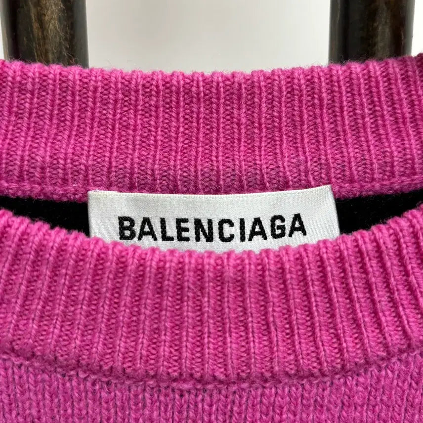 [BUNJANG] Balenciaga Multi-Logo Knit Sweater / [38]발렌시아가 멀티로고 니트