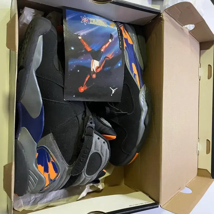 [BUNJANG] Air Jordan 8 Retro Aqua 255 Sneakers / 에어조던 8 레트로 아쿠아 255