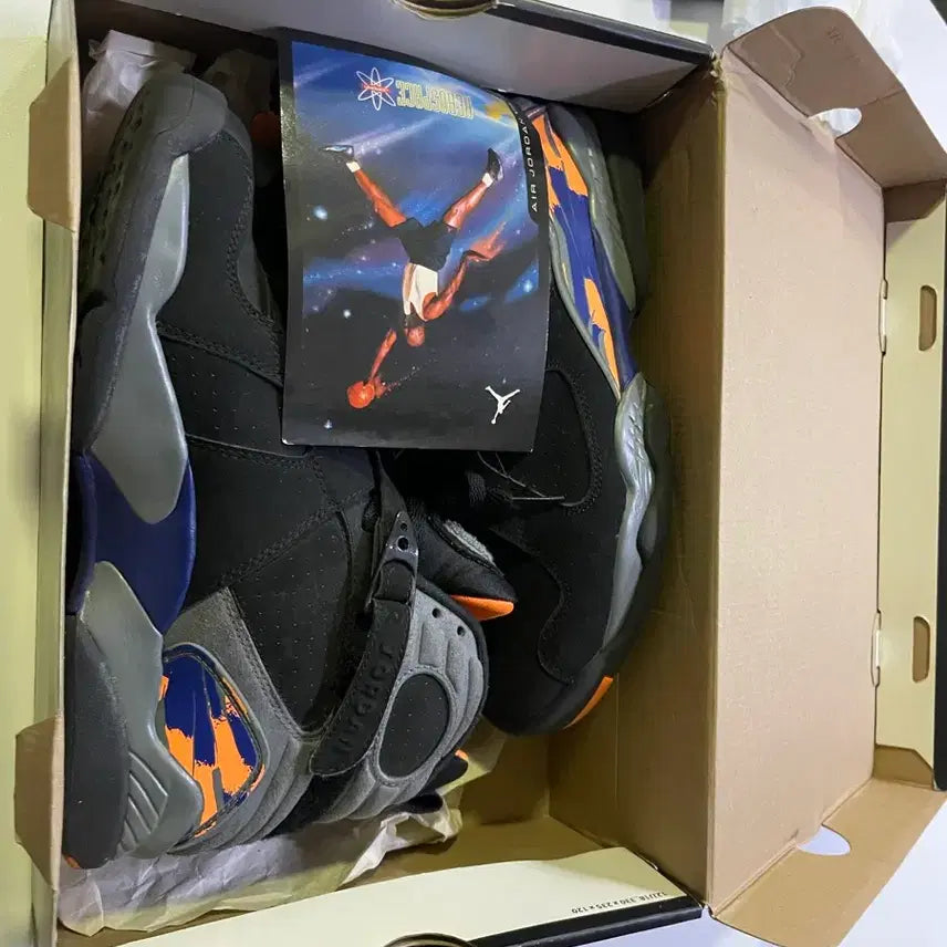 [BUNJANG] Air Jordan 8 Retro Aqua 255 Sneakers / 에어조던 8 레트로 아쿠아 255