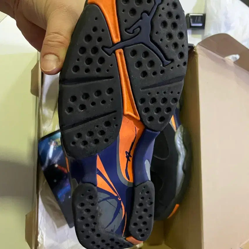 [BUNJANG] Air Jordan 8 Retro Aqua 255 Sneakers / 에어조던 8 레트로 아쿠아 255