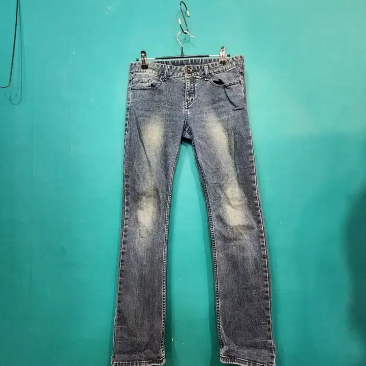 [BUNJANG] Tommy Hilfiger Y2K Women's Slim Fit Washed Jeans / 타미힐피거 y2k 여성 슬림핏 워싱청바지