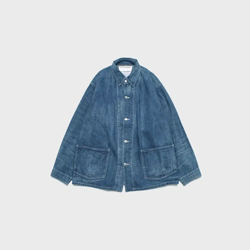 [BUNJANG] KAPTAIN SUNSHINE New Manual Denim Chore Jacket / KAPTAIN SUNSHINE x New Manual 캡틴선샤인 커버올
