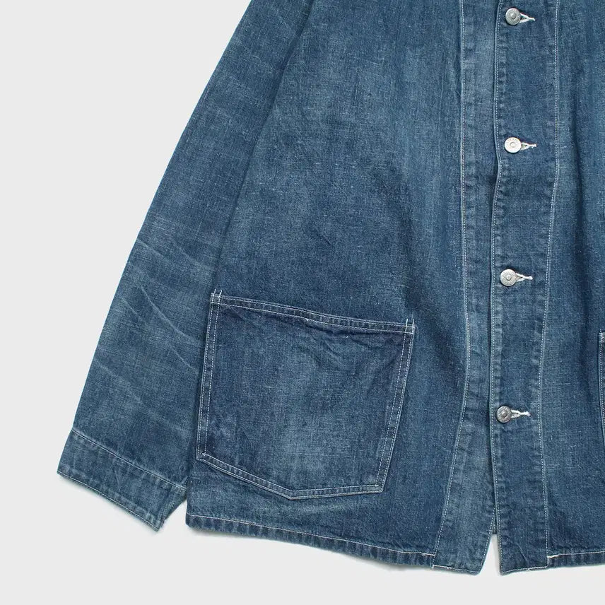 [BUNJANG] KAPTAIN SUNSHINE New Manual Denim Chore Jacket / KAPTAIN SUNSHINE x New Manual 캡틴선샤인 커버올