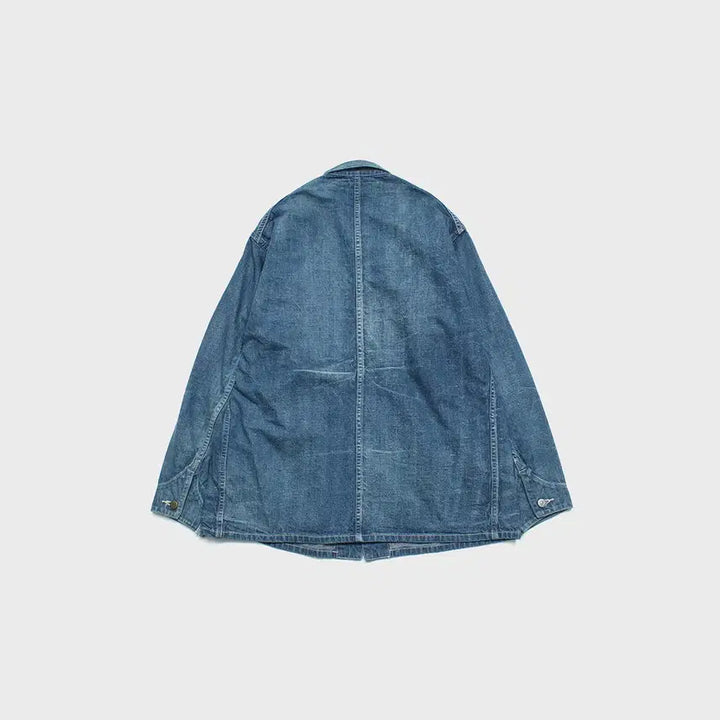 [BUNJANG] KAPTAIN SUNSHINE New Manual Denim Chore Jacket / KAPTAIN SUNSHINE x New Manual 캡틴선샤인 커버올