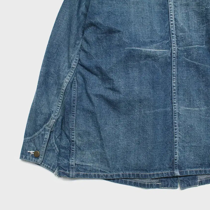 [BUNJANG] KAPTAIN SUNSHINE New Manual Denim Chore Jacket / KAPTAIN SUNSHINE x New Manual 캡틴선샤인 커버올