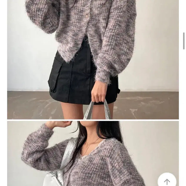 [BUNJANG] Ably Gifti Box Vokasi Cardigan Pink / 에이블리 기프티박스 보카시 가디건 핑크