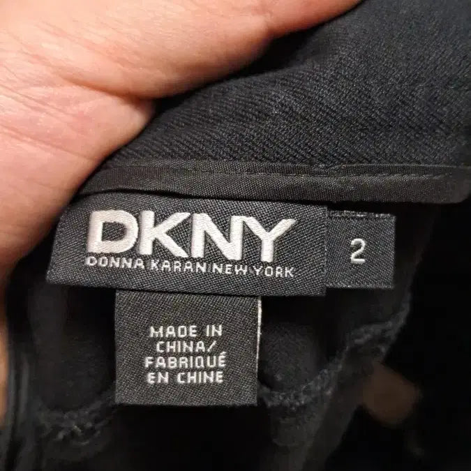 [BUNJANG] DKNY Black Basic Cotton Pants 28 / DNKY 검정색 기본 면바지 28
