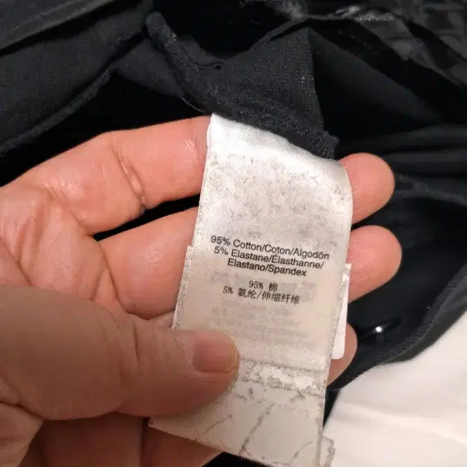 [BUNJANG] DKNY Black Basic Cotton Pants 28 / DNKY 검정색 기본 면바지 28