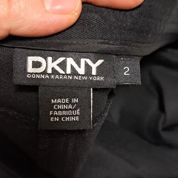 [BUNJANG] DKNY Black Basic Cotton Pants 28 / DNKY 검정색 기본 면바지 28