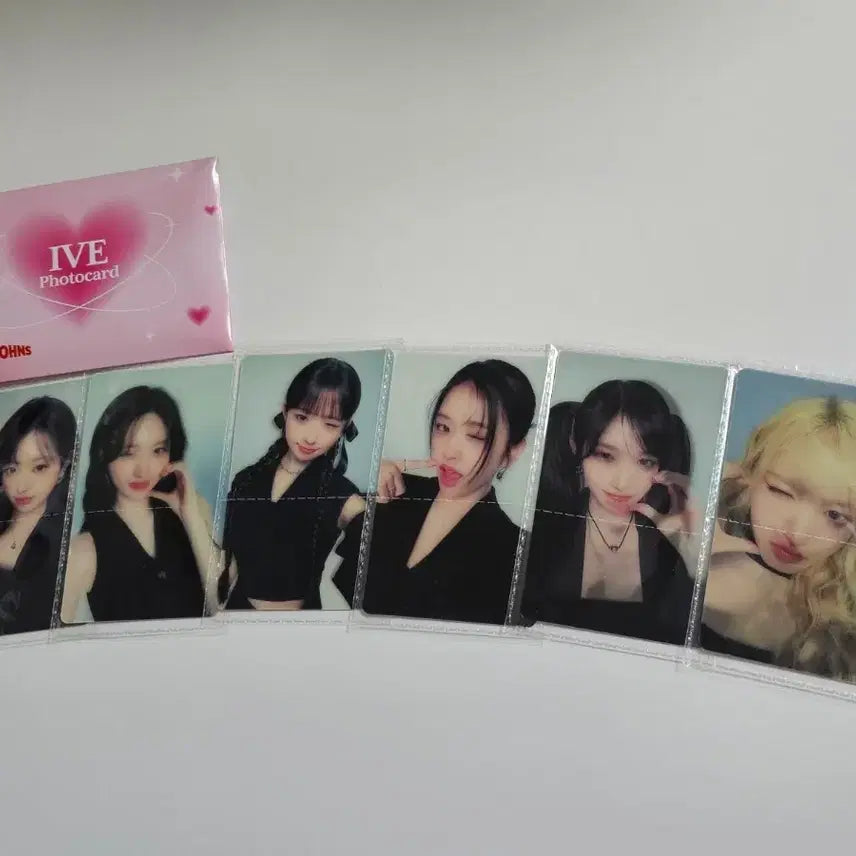 아이브 파파존스 렌티큘러 포토카드 6장 일괄