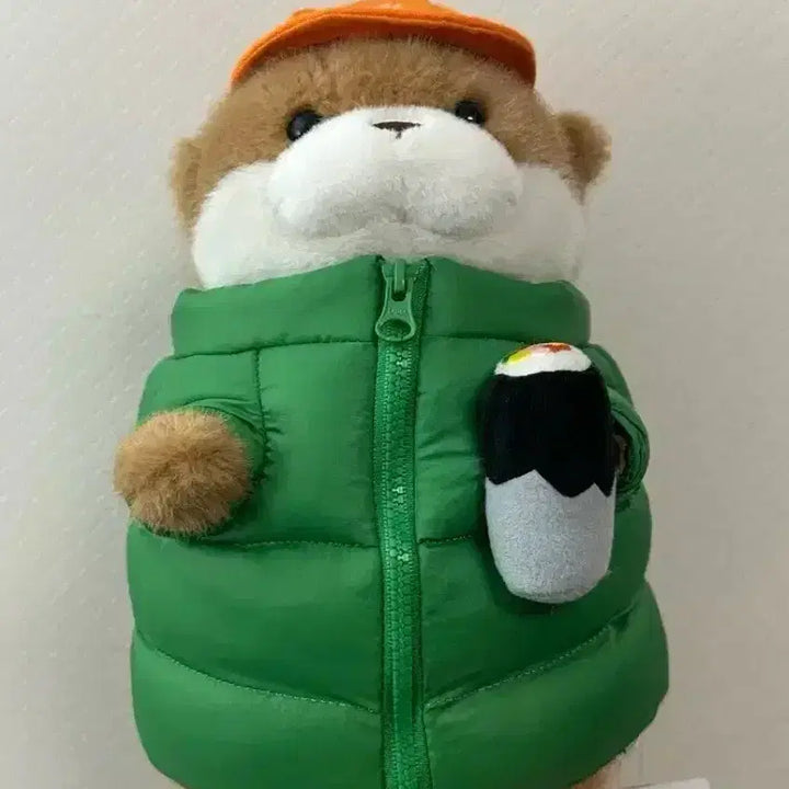 [BUNJANG] Wooso Wooso Jjang 27cm Padded Figure / 패딩 우소우소짱 초록 27cm