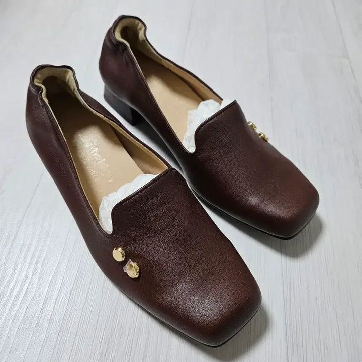 [BUNJANG] Youngbridge Dark Brown Leather Loafers / (새상품) 수제화 로퍼 220사이즈