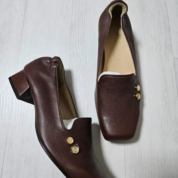 [BUNJANG] Youngbridge Dark Brown Leather Loafers / (새상품) 수제화 로퍼 220사이즈