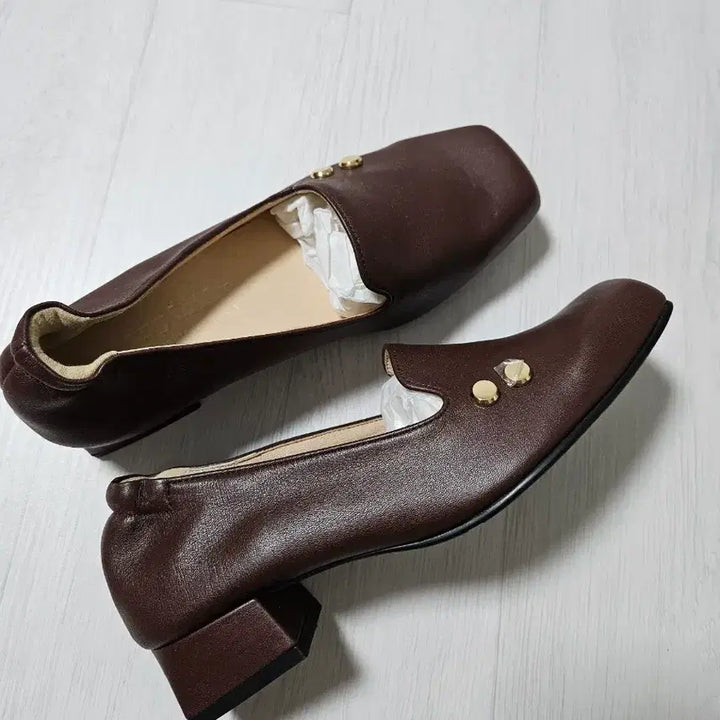 [BUNJANG] Youngbridge Dark Brown Leather Loafers / (새상품) 수제화 로퍼 220사이즈