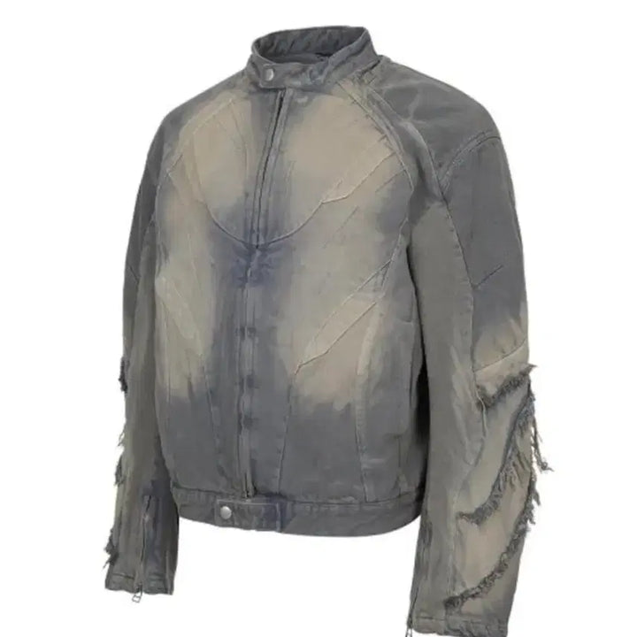 [BUNJANG] Cost Per Kilo V4 Motor Jacket Indigo Grey / 코스트퍼킬로 V4모터자켓 인디고 그레이